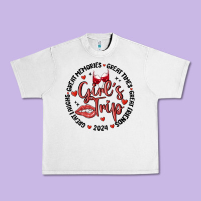 Girl's Trip Urban Heavy Tee Designed By Maliassmallbusiness