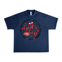 Navy girl's trip Urban Heavy Tee - MaliasSmallBusiness