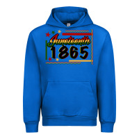 Cobalt Juneteenth 1865 Urban Hoodie - FaDigitalArtStudio