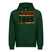 Forest Green Juneteenth 1865 Urban Hoodie - FaDigitalArtStudio