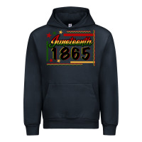 Navy Juneteenth 1865 Urban Hoodie - FaDigitalArtStudio