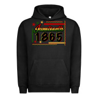 Pigment Black Juneteenth 1865 Urban Hoodie - FaDigitalArtStudio