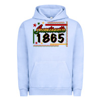 Pigment Grape Ice Juneteenth 1865 Urban Hoodie - FaDigitalArtStudio