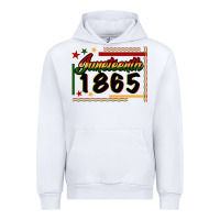 White Juneteenth 1865 Urban Hoodie - FaDigitalArtStudio