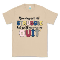 Mushroom you may see me struggle Classic Tee - MaliasSmallBusiness