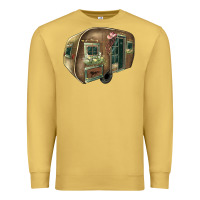 Antique Gold Caravan Premium Sweatshirt - HowdyJamesFarm
