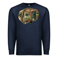 Navy Caravan Premium Sweatshirt - HowdyJamesFarm