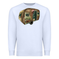 White Caravan Premium Sweatshirt - HowdyJamesFarm