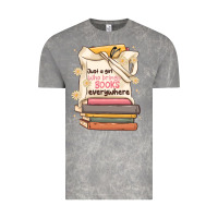 Cloud Rock just a girl who brings books everywhere Vintage Tee - MaliasSmallBusiness