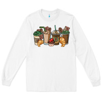 White coffee coffee cups Long Sleeve Tee - NancyCooperArtShop