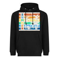 Black retro summer Heavyweight Hoodie - TumblerDesignByShophia