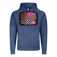Vintage Denim racing leopard background Vintage Hoodie - Jasminsmagicworld