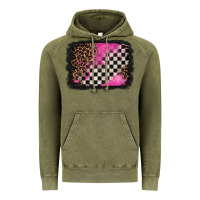 Vintage Olive racing leopard background Vintage Hoodie - Jasminsmagicworld