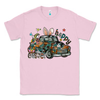 Bubblegum Pink Happy Easter Classic Tee - CowhideDigitalArt