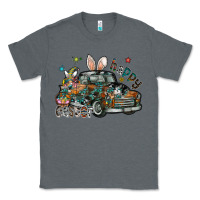 Charcoal Heather Happy Easter Classic Tee - CowhideDigitalArt
