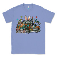 Colony Blue Happy Easter Classic Tee - CowhideDigitalArt