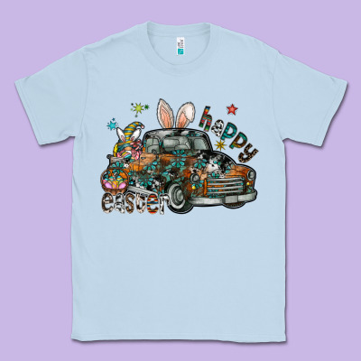 Happy Easter Classic Tee Designed By Cowhidedigitalart