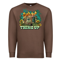 Chestnut Back that thing up Premium Sweatshirt - HowdyJamesFarm
