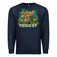 Navy Back that thing up Premium Sweatshirt - HowdyJamesFarm