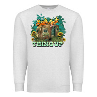 Oatmeal Heather Back that thing up Premium Sweatshirt - HowdyJamesFarm