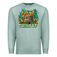 Seafoam Back that thing up Premium Sweatshirt - HowdyJamesFarm