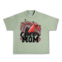 Oil Green cheer mom Urban Heavy Tee - MaliasSmallBusiness