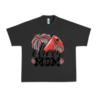 Pigment Black cheer mom Urban Heavy Tee - MaliasSmallBusiness