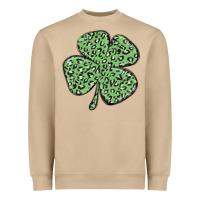 Mushroom leopard shamrock Heavyweight Sweatshirt - MaliasSmallBusiness