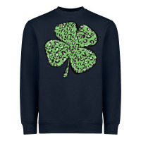 Leopard Shamrock Heavyweight Sweatshirt | Teevron