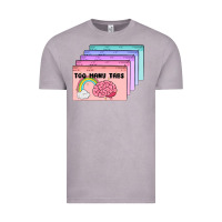 Vintage Zinc too many tabs Vintage Tee - MaliasSmallBusiness