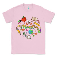 Maestra Teacher Heart Doodle Classic Tee | Teevron
