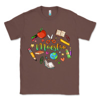 Chestnut maestra teacher heart doodle Classic Tee - MaliasSmallBusiness