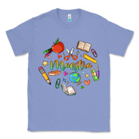 Colony Blue maestra teacher heart doodle Classic Tee - MaliasSmallBusiness