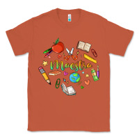 Copper maestra teacher heart doodle Classic Tee - MaliasSmallBusiness