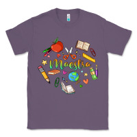 Lavender maestra teacher heart doodle Classic Tee - MaliasSmallBusiness
