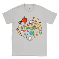 Moon Dust maestra teacher heart doodle Classic Tee - MaliasSmallBusiness