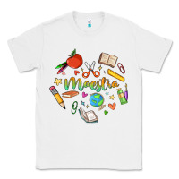 White maestra teacher heart doodle Classic Tee - MaliasSmallBusiness