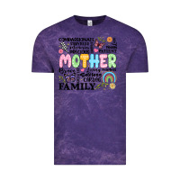 Cloud Purple retro mother Vintage Tee - JahusDesignShop