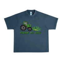 Midnight Navy pushin' my luck Urban Heavy Tee - MaliasSmallBusiness