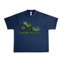 Navy pushin' my luck Urban Heavy Tee - MaliasSmallBusiness