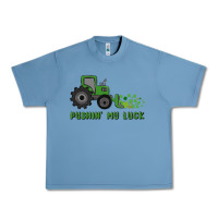 Pebble Blue pushin' my luck Urban Heavy Tee - MaliasSmallBusiness