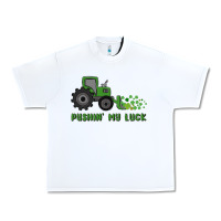 White pushin' my luck Urban Heavy Tee - MaliasSmallBusiness