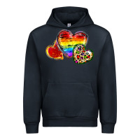 Navy Pride hearts Urban Hoodie - FaDigitalArtStudio