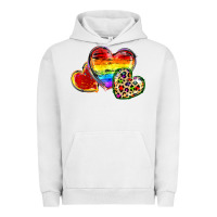 Pigment Lunar Rock Pride hearts Urban Hoodie - FaDigitalArtStudio