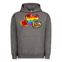 Pigment Tornado Pride hearts Urban Hoodie - FaDigitalArtStudio