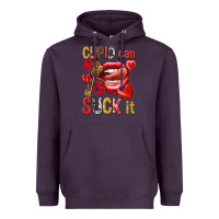 Plum Cupid can suck it Valentine'S Day Heavyweight Hoodie - HowdyJamesFarm