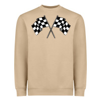 Mushroom race flag Heavyweight Sweatshirt - MaliasSmallBusiness