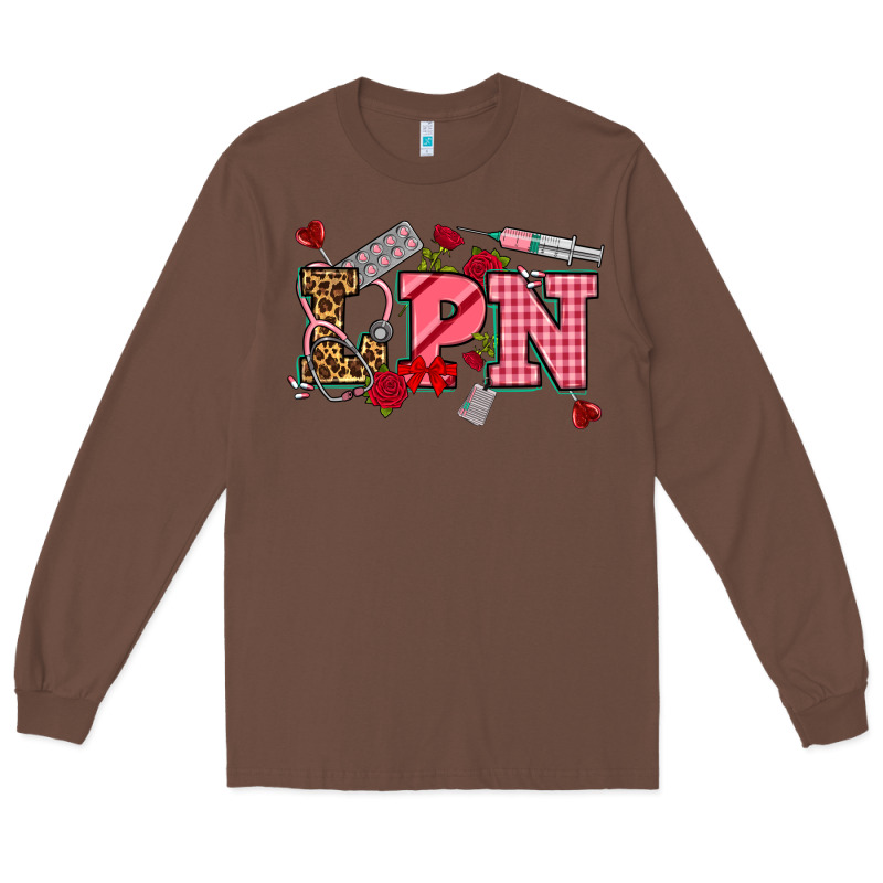 Valentinesday Lpn Long Sleeve Tee by NancyCooperArtShop | Teevron