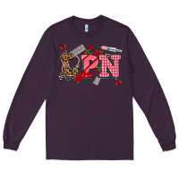 Plum valentinesday lpn Long Sleeve Tee - NancyCooperArtShop
