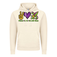 Vintage Artic peace love mardi gras Vintage Hoodie - Jasminsmagicworld